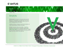 Tablet Screenshot of evantus.com